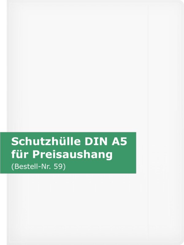 Schutzhülle A5 für Nr. 59