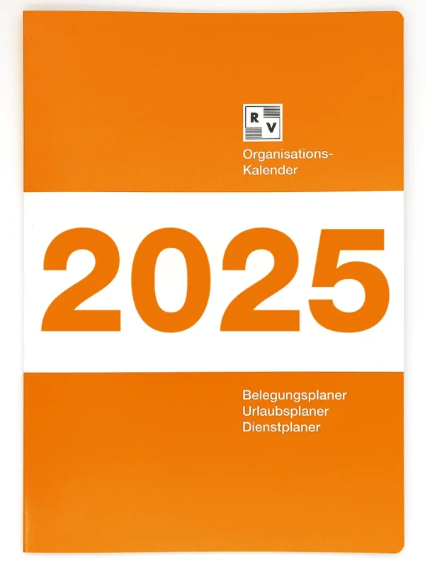 Organisationskalender 2025 Leporello