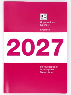 Organisationskalender 2027 Leporello